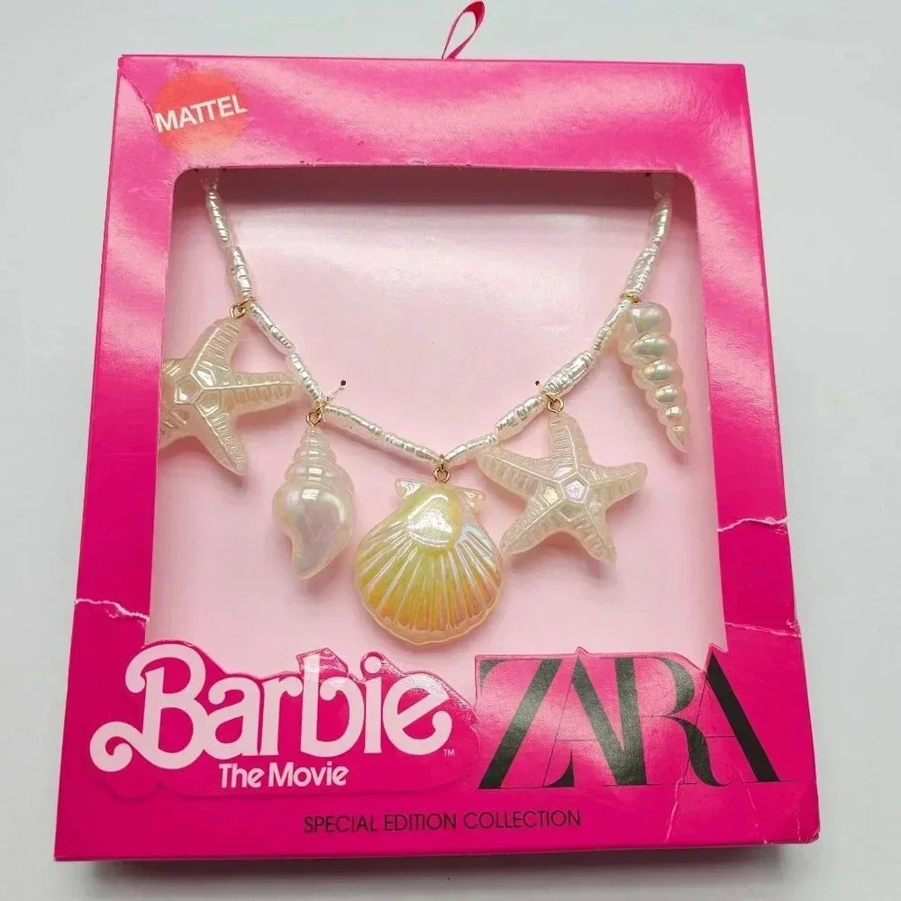Zara x Barbie Collection Shell Necklace SOLD OUT IN-Stores Barbie Movie